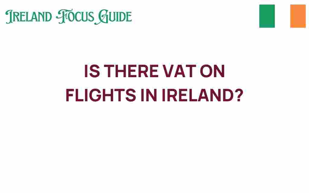 is-there-vat-on-flights-in-ireland